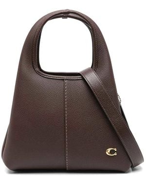 COACH Lana 25 Leather Crossbody Bag - Brown