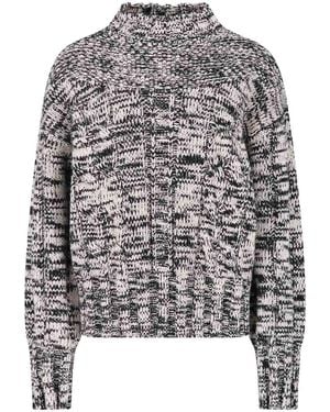Malo Virgin Wool And Cashmere Sweater - Gray