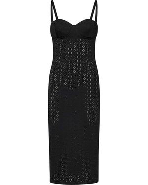 Fisico Midi Dress - Black