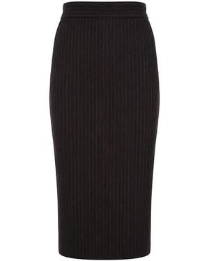 Elisabetta Franchi Longuette Skirt - Black