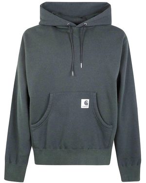 Sacai Carhartt Wip Cotton Jersey Hoodie - Grey