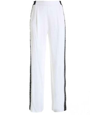 KARL LAGERFELD Wide Trousers - White