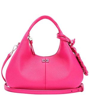 Ganni Borsa Mini Hobo - Rosa