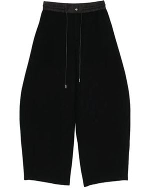 Sacai Sponge Sweat Trousers - Black