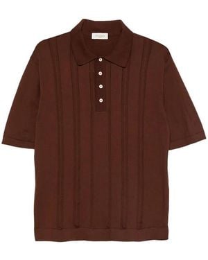 Piacenza 1733 Short Sleeve Polo - Brown