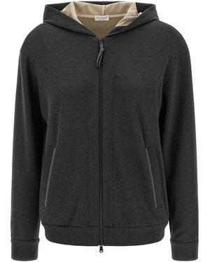 Brunello Cucinelli Monile Hoodie - Black