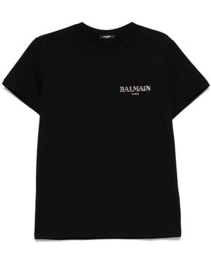 Balmain Vintage Gel T-Shirt - Black