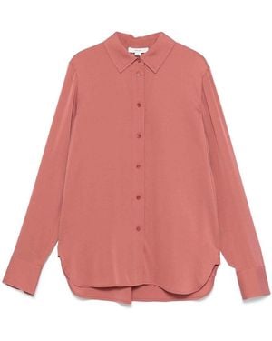 Vince Slim Fitted Blouse - Pink