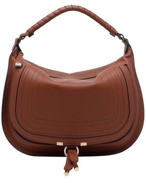 Chloé Marcie Shoulder Bag - Brown