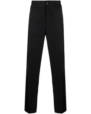 Lanvin High-Waist Straight-Leg Pants - Black