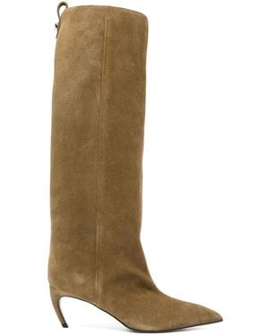 The Attico Military Boot - White