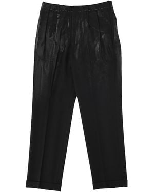 Maison Margiela Tailored Trousers With Pleats - Black