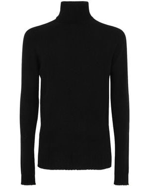 MD75 Cashmere Turtle Neck Jumper - Black