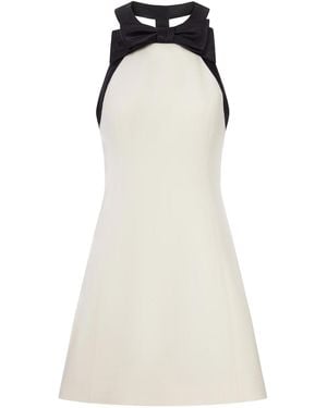 Valentino Garavani Short Crepe Dress - Natural