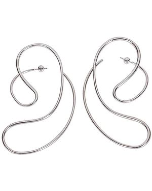 Panconesi P Continua Earrings Large - White