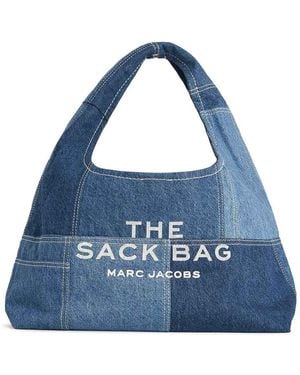 Marc Jacobs The Sack Patchwork Denim Bag - Blue