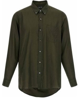 Tom Ford Button-Down Shirt - Green
