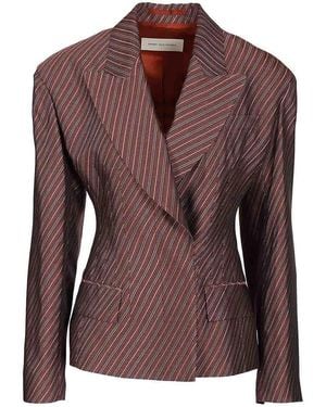 Dries Van Noten Fitted Blazer - Brown