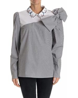 Vivetta Cotton Blouse - Gray
