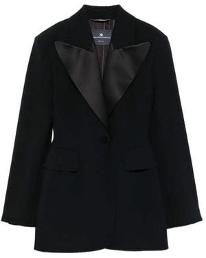 Ermanno Scervino Single-Breasted Jacket - Black