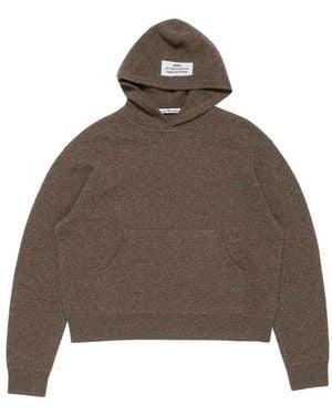 Acne Studios Cashmere Hooded Jumper - Brown