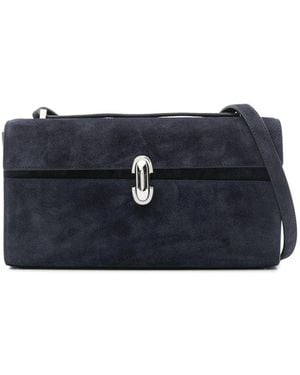 SAVETTE Suede Bag - Blue