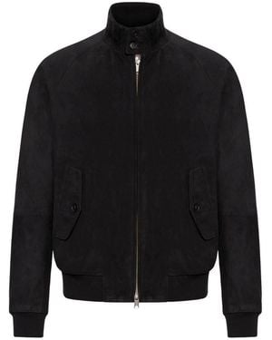 Baracuta G9 Suede Jacket - Black