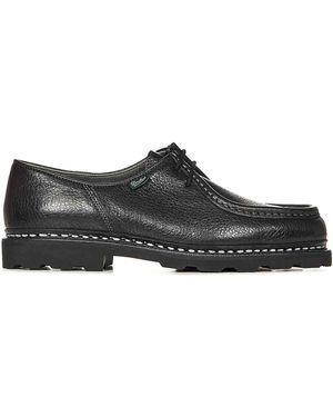 Paraboot Michael Deerskin Derby Shoes - Black