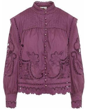 FARM Rio Richelieu Blouse - Purple