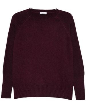 Base London Wool Crewneck Jumper - Purple