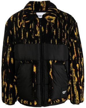 Ambush Faux-Shearling Quilted Jacket - Black