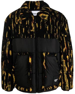 Ambush Faux-Shearling Quilted Jacket - Black