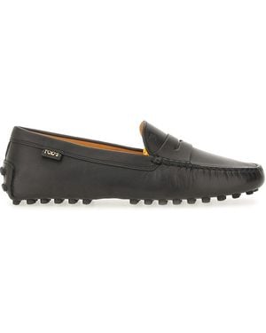 Tod's Leather Loafer - Gray
