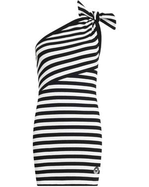 Patou One-Shoulder Mini Dress - White