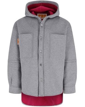 PDF Logo Hooded Sweatshirt - Grey