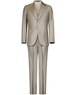 Franzese Collection Australis Super 150S Merino Wool Suit - Grey