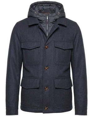 Moorer Daunenjacke - Blau