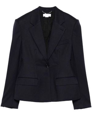 Stella McCartney Single Button Tailored Blazer - Blue