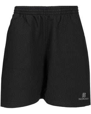 Balenciaga Nano Bb Shorts - Black