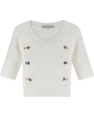 Alessandra Rich Jumpers - White