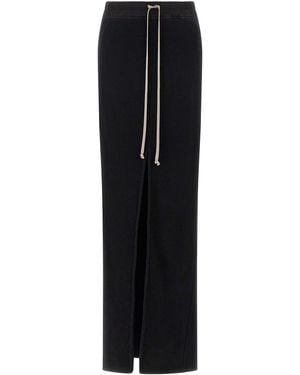 Rick Owens 'phleg Pillar' Skirt - Black