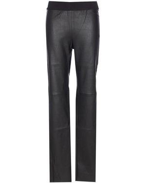 Uma Wang Stretch Leather Leggings - Grey