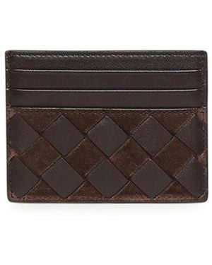 Bottega Veneta Intrecciato Credit Card Holder - White