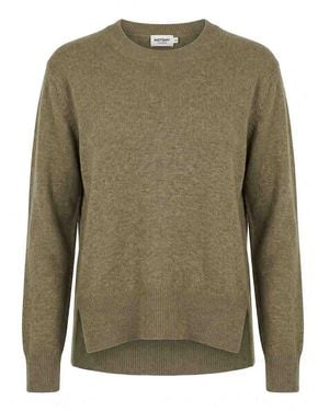 Not Shy Pull Col Rond - Vert