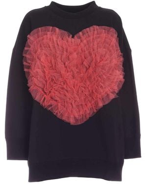 Vivetta Heart Sweatshirt - Blue