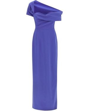 Carolina Herrera Column Dress - Blue