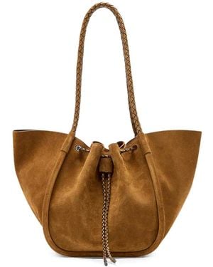 Proenza Schouler Large Ruched Tote - Brown