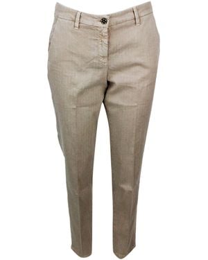 Jacob Cohen Pants - Natural