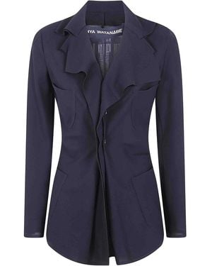 Junya Watanabe One Botton Blazer Jacket - Blue