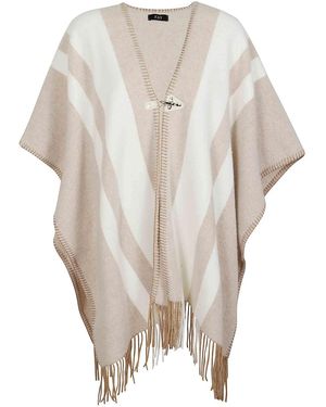 Fay Poncho - White